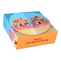 Candyland Theme Party Supplies Large Favor Box